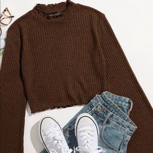 cropped long sleeve